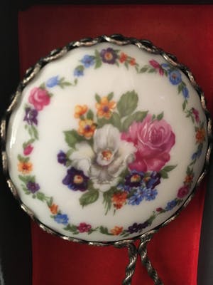 Niet of onleesbaar gesigneerd - Frans handspiegeltje kopen? Bied vanaf 10!