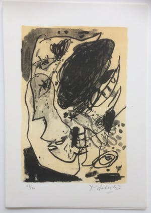 Kees Salentijn - Litho para MARIA MONTSERRAT Handgesigneerd kopen? Bied vanaf 55!