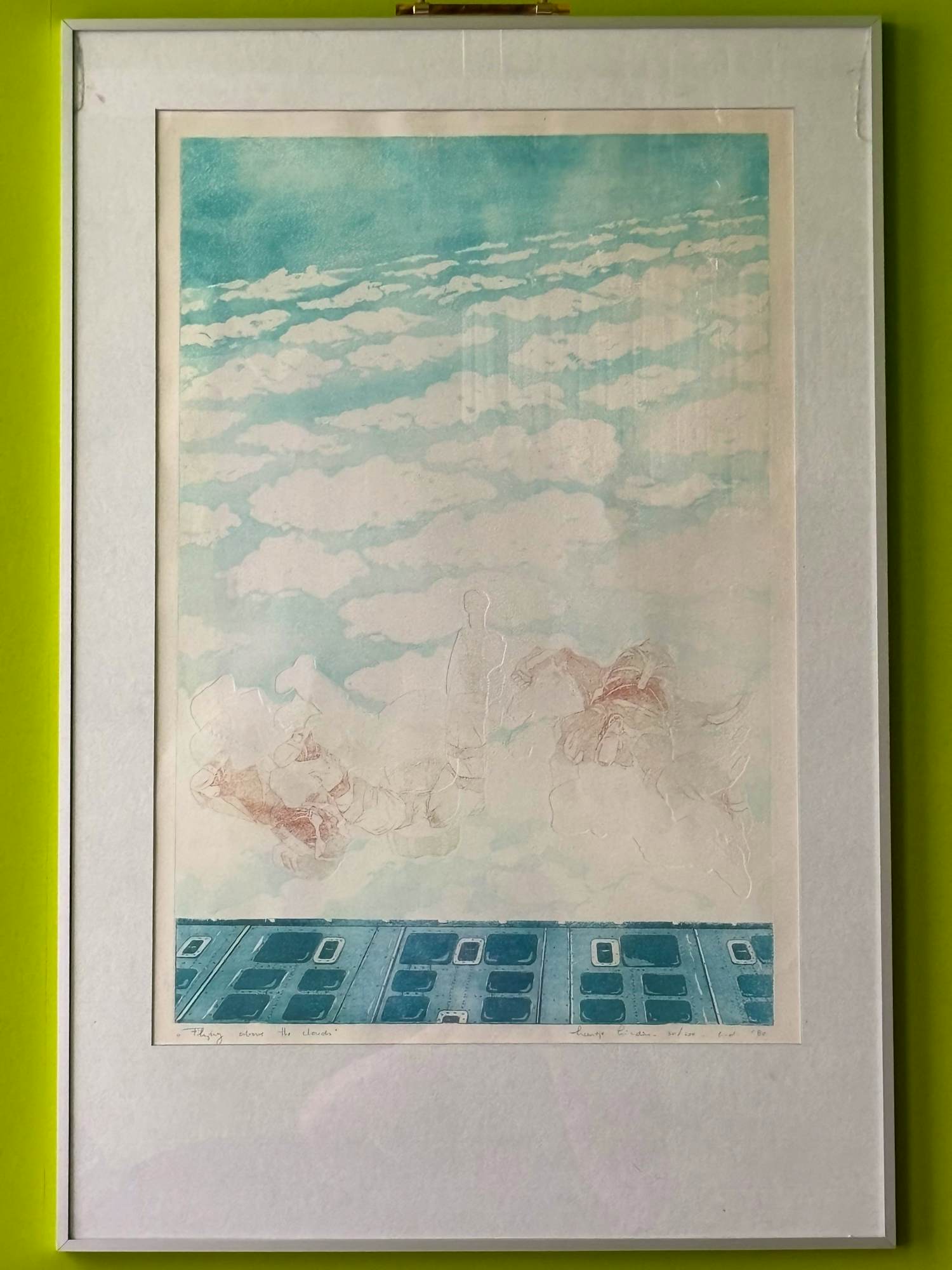 Leentje Linders - Flying above the clouds - Ingelijst (Groot) kopen? Bied vanaf 35!