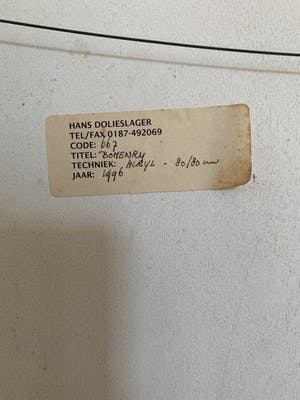 Hans Dolieslager - Bomenrij kopen? Bied vanaf 80!