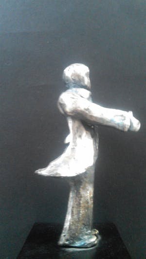 Brons (Onbekend) - Met uitgestoken hand kopen? Bied vanaf 30!