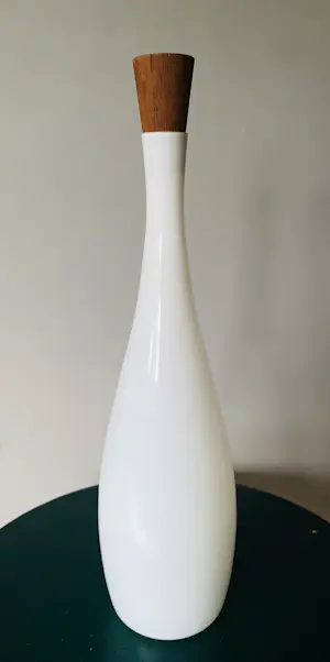 Jacob Eiler Bang - Opaline Fles met teak dop - voor Kastrup kopen? Bied vanaf 85!