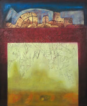 Bert Grotjohann - Gemengde techniek op doek, Nr. 1 - Ingelijst kopen? Bied vanaf 100!