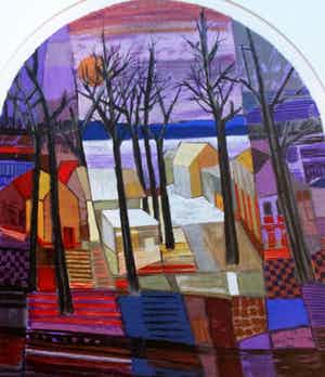 Ton Schulten - Zeefdruk: "Winter 1995" verkocht voor € 225!