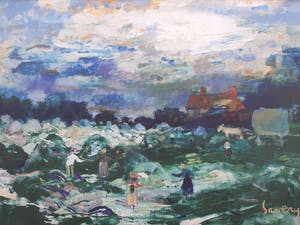 Albert Saverys - Oogstende boeren kopen? Bied vanaf 1400!