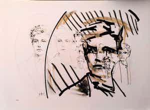 Raymond Moretti - Croquis verkocht voor € 50!