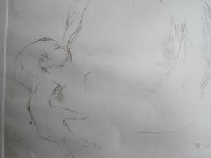 Niet of onleesbaar gesigneerd - Moeder voedt haar kind. kopen? Bied vanaf 1!