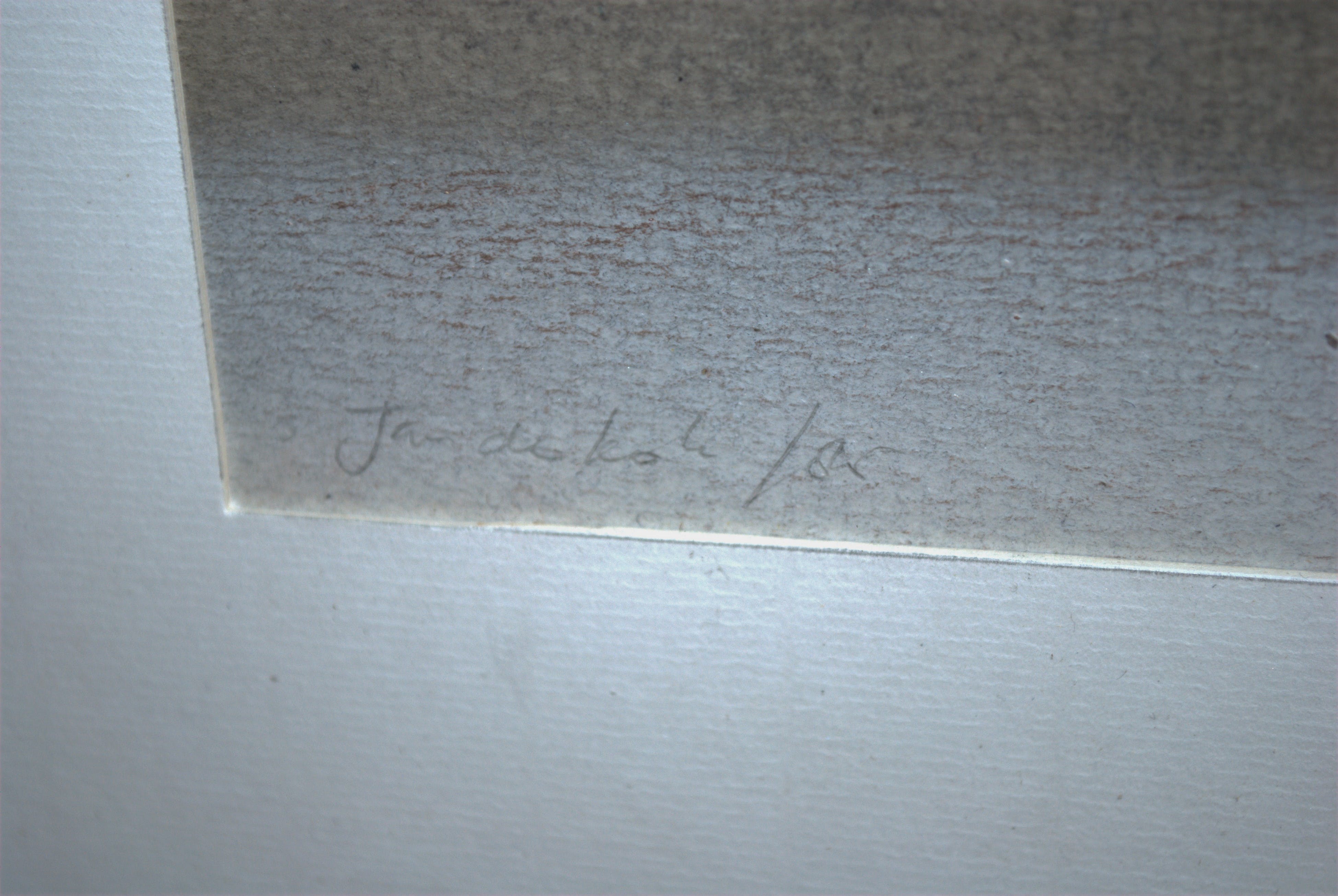 Jan de Kok - vogelvlucht - acrylverf 1985 kopen? Bied vanaf 50!