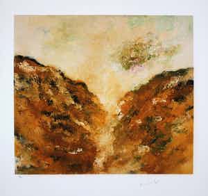 Armando - Kleurengiclee LANDSCHAP Handgesigneerd--SLECHTS 30 EX!!! verkocht voor € 159!