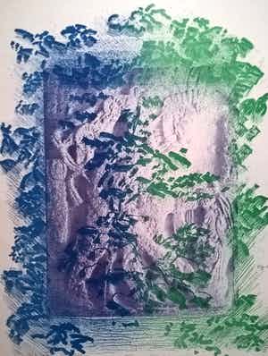 Jaap Hillenius - gesigneerde litho – optimistische reeks 3 verkocht voor € 65!