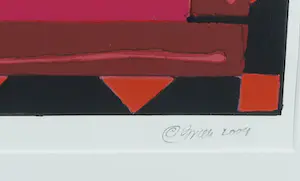 Clemens Briels - Zeefdruk, Un Pajaro Negro Cambia de Noche (...) - Ingelijst (Groot formaat) kopen? Bied vanaf 80!