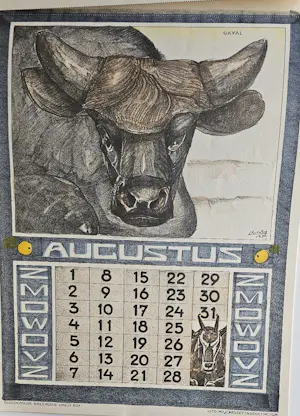 Chris Le Roy - Originele complete kalender 1937 heel met beschrijving kopen? Bied vanaf 300!