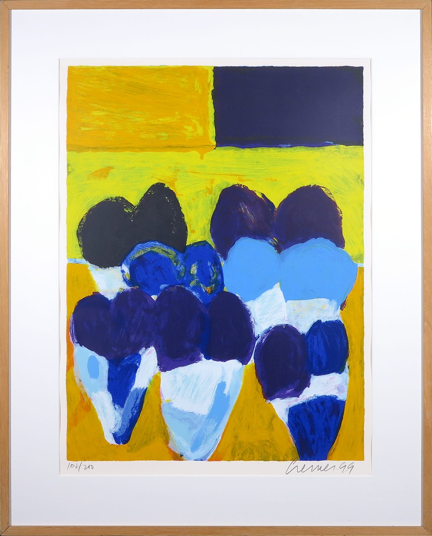 Jan Cremer - Zeefdruk, Tulpen I - Ingelijst (Groot) kopen? Bied vanaf 150!