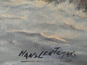 Hans Lenteman - Hollands inpressionistisch zeezicht kopen? Bied vanaf 100!