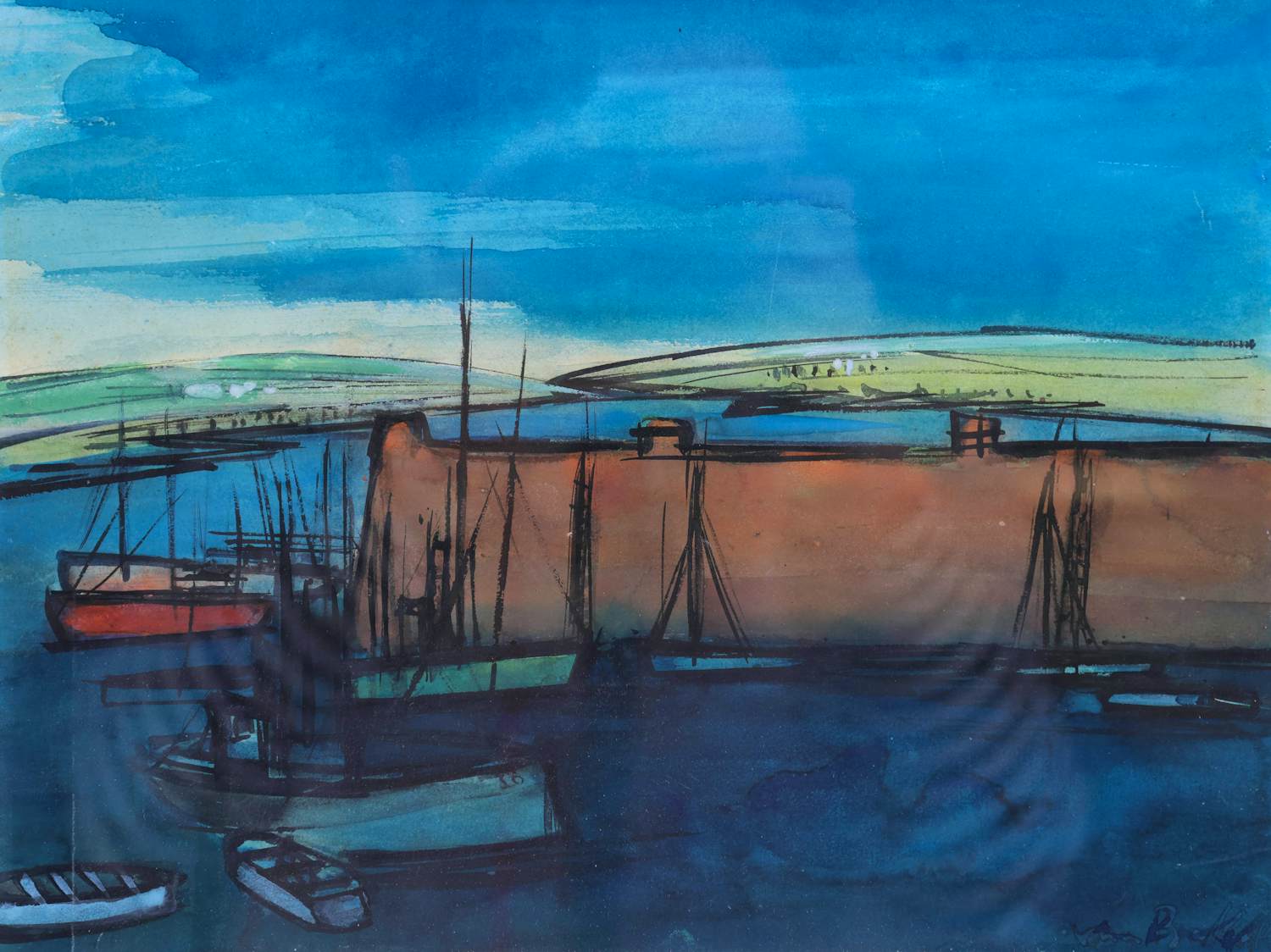 Tinus van Bakel - Bootjes aan de steiger kopen? Bied vanaf 75!