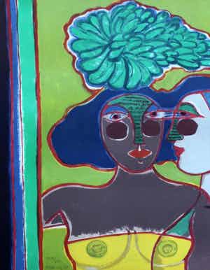 Corneille - Litho: Les amies - 1981 verkocht voor € 295!