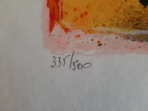 Theo Koster - Zeefdruk en collage, 5 kopen? Bied vanaf 35!