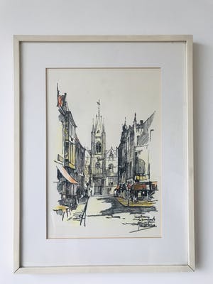 Niet of onleesbaar gesigneerd - "Eindhoven oud gemeentehuis" kopen? Bied vanaf 1!