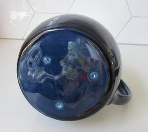 Plateelbakkerij Zenith - Donkerblauwe platelen kan kopen? Bied vanaf 23!