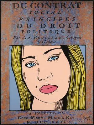 Jan Bollaert - Gemengde techniek op board, Rousseau blond kopen? Bied vanaf 60!