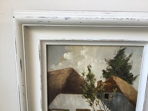 Niet of onleesbaar gesigneerd - Eenvoudig boerenerf. kopen? Bied vanaf 1!