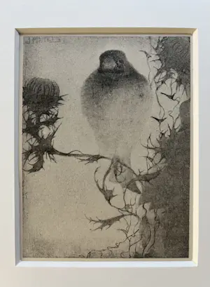 Jan Mankes - Originele Heliogravure - Puttertje op Tak 1923 kopen? Bied vanaf 175!