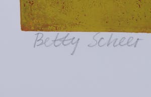 Betty Scheer - Linosnede, De lunch kopen? Bied vanaf 40!