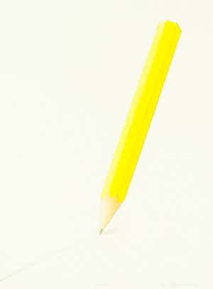 Jeroen Henneman - Drawing/Geel Potlood verkocht voor € 125!