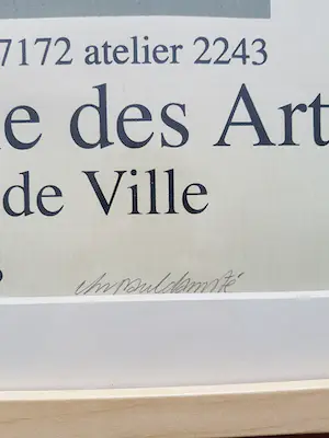 Christiaan Paul Damste - "Handgesigneerde affiche Parijs, 2009" Wordt u nu ATP aangeboden. kopen? Bied vanaf 1!