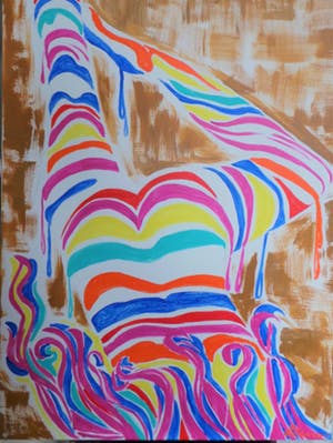 Elena Polyakova - Liggend in het zand kopen? Bied vanaf 135!