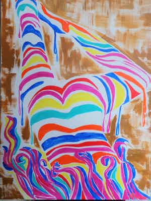 Elena Polyakova - Liggend in het zand verkocht voor € 135!