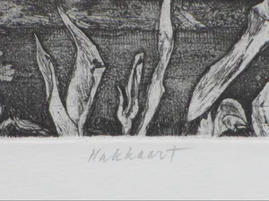 Fer Hakkaart - Koppel in roeibootje - Ets kopen? Bied vanaf 80!