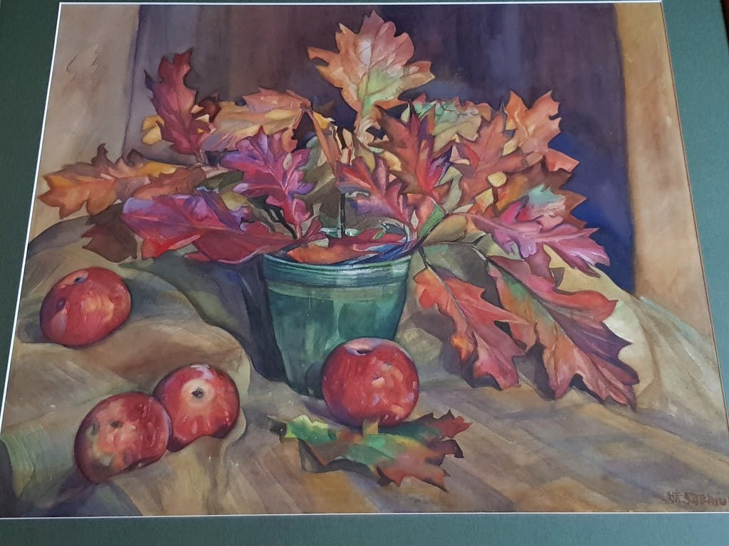 Niet of onleesbaar gesigneerd - Onduidelijk gesigneerd - Gouache - Stilleven kopen? Bied vanaf 1!