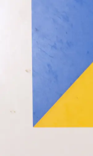 Cyril Lixenberg - Zeefdruk, Geometrische compositie - Ingelijst kopen? Bied vanaf 50!