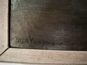 Niet of onleesbaar gesigneerd - omstreeks 1930 geschilderd olieverf "stad aan het water" (Dordrecht?) kopen? Bied vanaf 1!