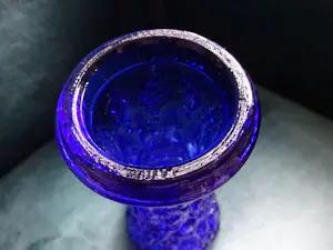 Lars Hellsten - twee koningsblauwe Bark vazen 1960-1969 kopen? Bied vanaf 75!