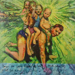 Jurriaan van Hall - Giclée op doek, 'How do you like my new suede shoe (...)' kaufen? Bieten Sie von 50!