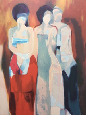 Hans van den Berg - Bordeaux | zeefdruk (Groot) - ingelijst kopen? Bied vanaf 75!