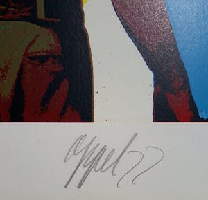 Karel Appel - Thursday, zeefdruk (groot) kopen? Bied vanaf 300!