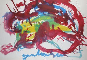 Anton Heyboer - Aquarel, Compositie - Ingelijst (Groot) kopen? Bied vanaf 200!