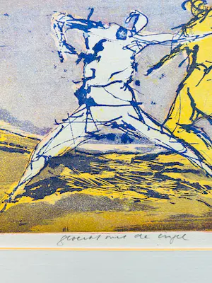 Ad van Bokhoven - Gevecht met de engel kopen? Bied vanaf 30!