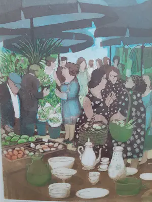 Willy Belinfante - Ets, Markt in Limoges kopen? Bied vanaf 70!