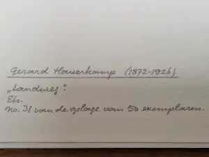 Gerrit Haverkamp - Landweg kopen? Bied vanaf 30!