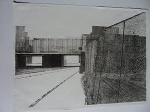 Joost Minnigh - Ets, Titel, "Afrastering". kopen? Bied vanaf 35!