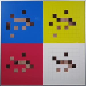 Roy Villevoye - Collage, Chessboard - Ingelijst kopen? Bied vanaf 1!