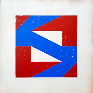 Georg Ruijter - Compositie [unicum] - 21953 - ingelijst kopen? Bied vanaf 325!