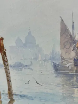 Frederick James Aldridge - The Venetian Lagoon kopen? Bied vanaf 50!
