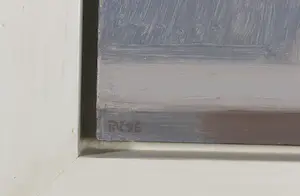 Paul Versteeg - Acryl op paneel, Strandhuisjes kopen? Bied vanaf 80!