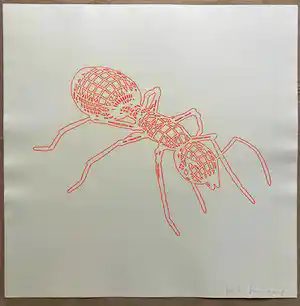 Peter Kogler - Untitled (Ameise) verkauft für € 200!