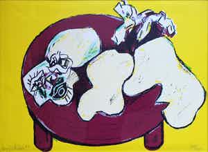 Jan Sierhuis - De Rode Tafel verkocht voor € 50!